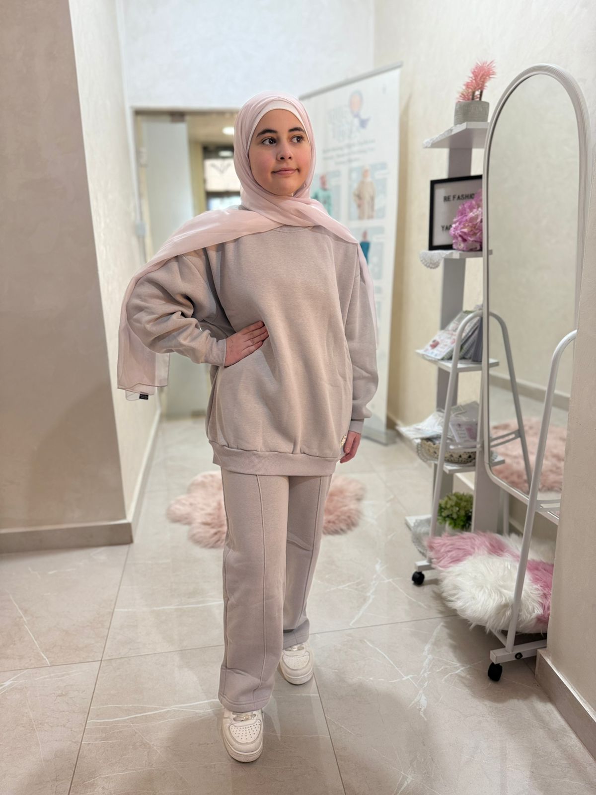 fleece coton set - Little Hijabi