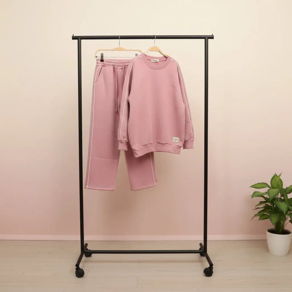 fleece striped cotton set - Little Hijabi