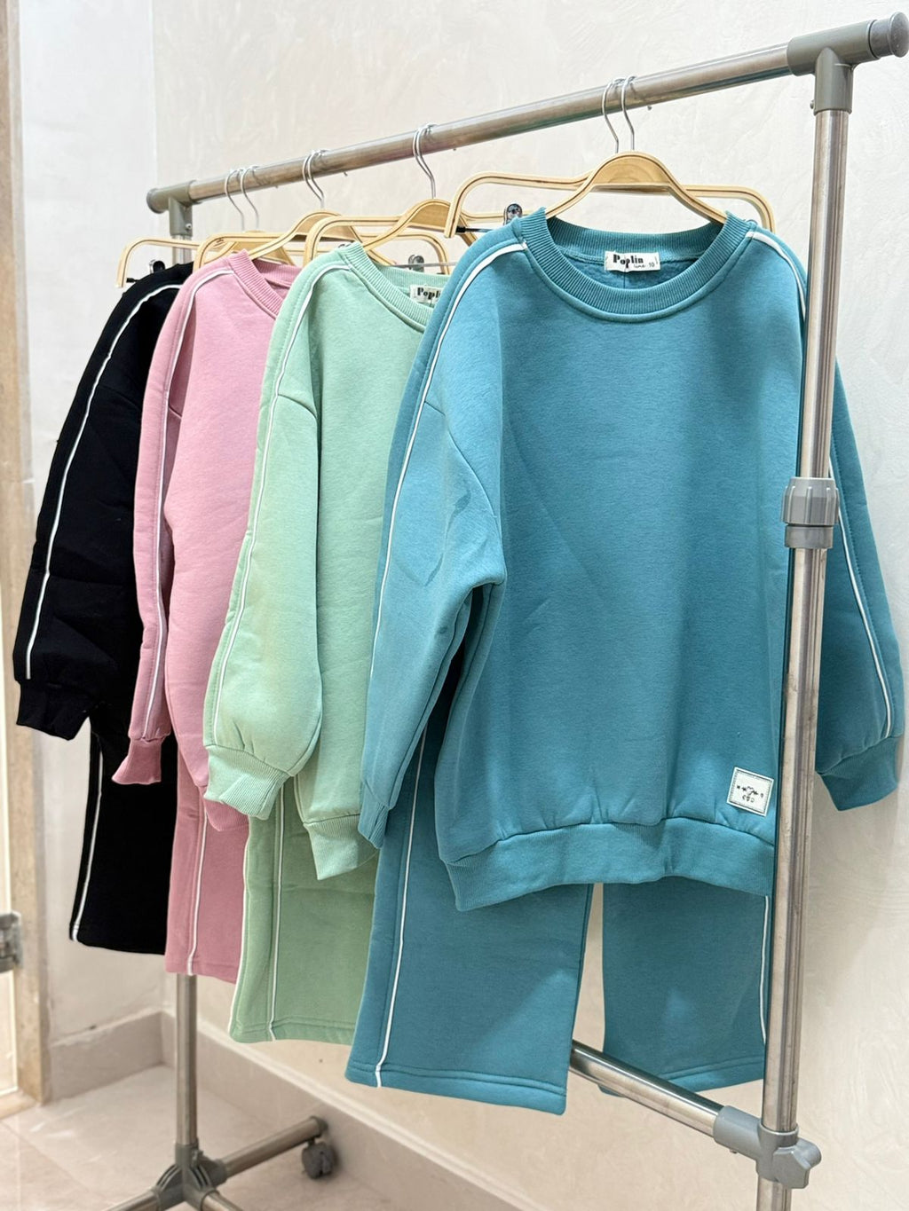 fleece striped cotton set - Little Hijabi