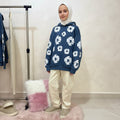 floral fleece hoodie - Little Hijabi