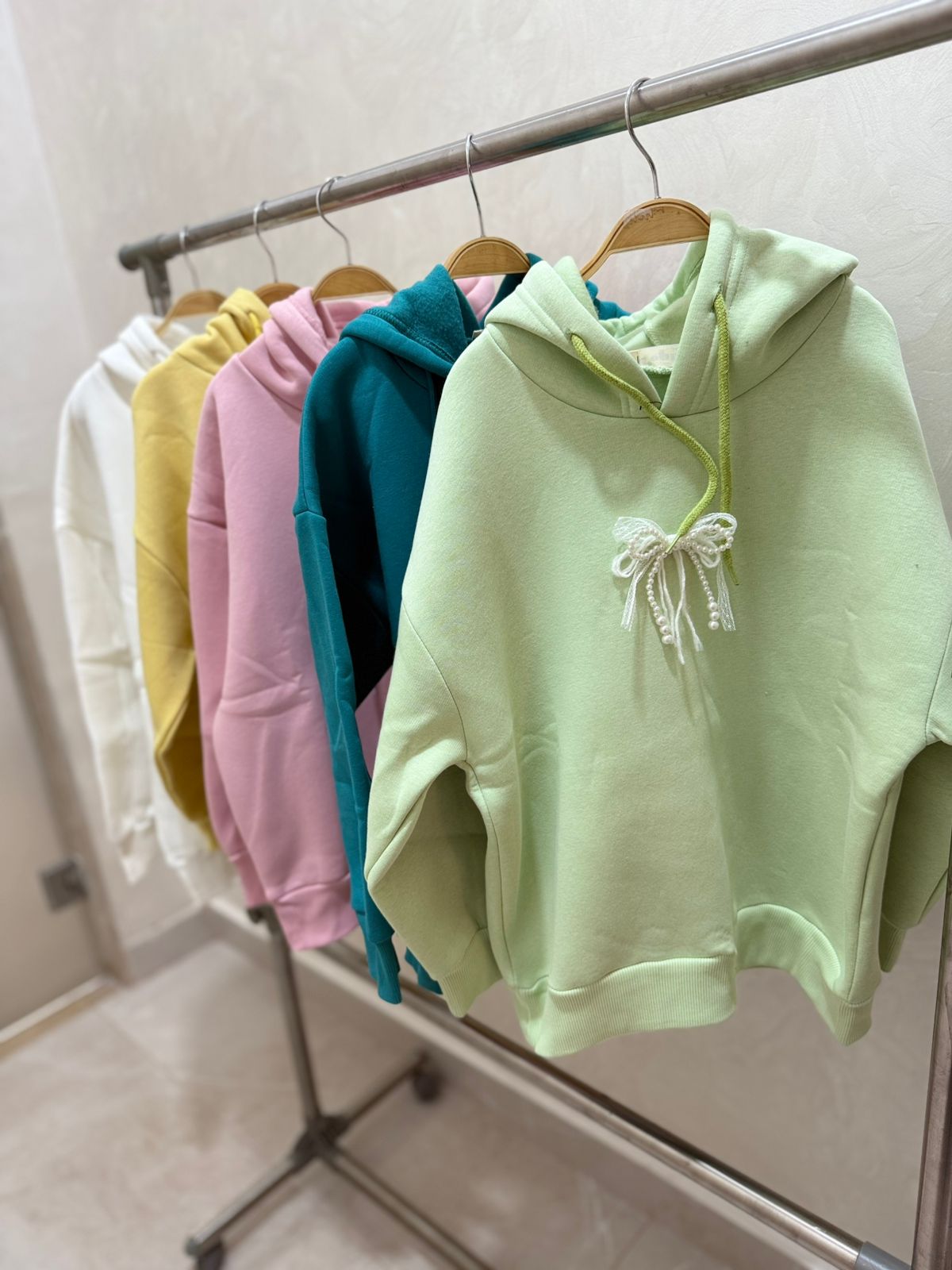 Lace fleece hoodie - Little Hijabi