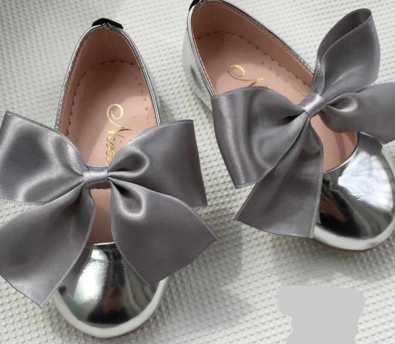 Silver Bow Ballerina - Little Hijabi