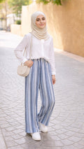 Striped pants - Little Hijabi