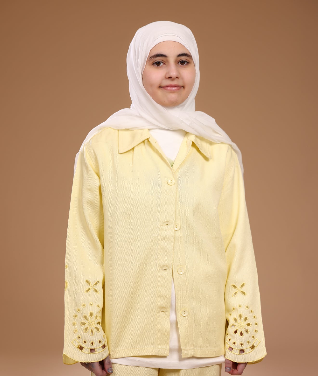 Yellow lace Set - Little Hijabi