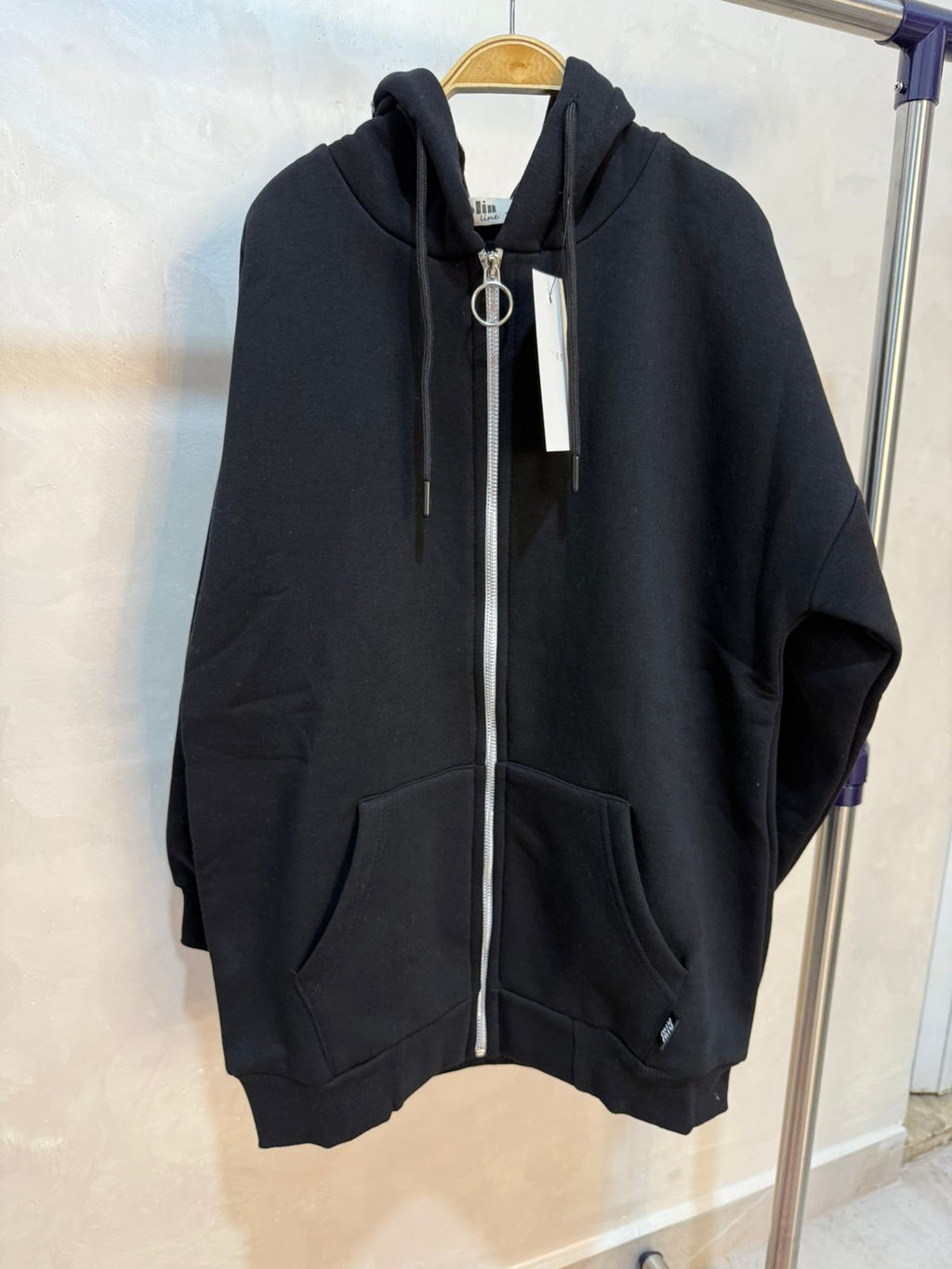 Zipper fleece hoodie - Little Hijabi