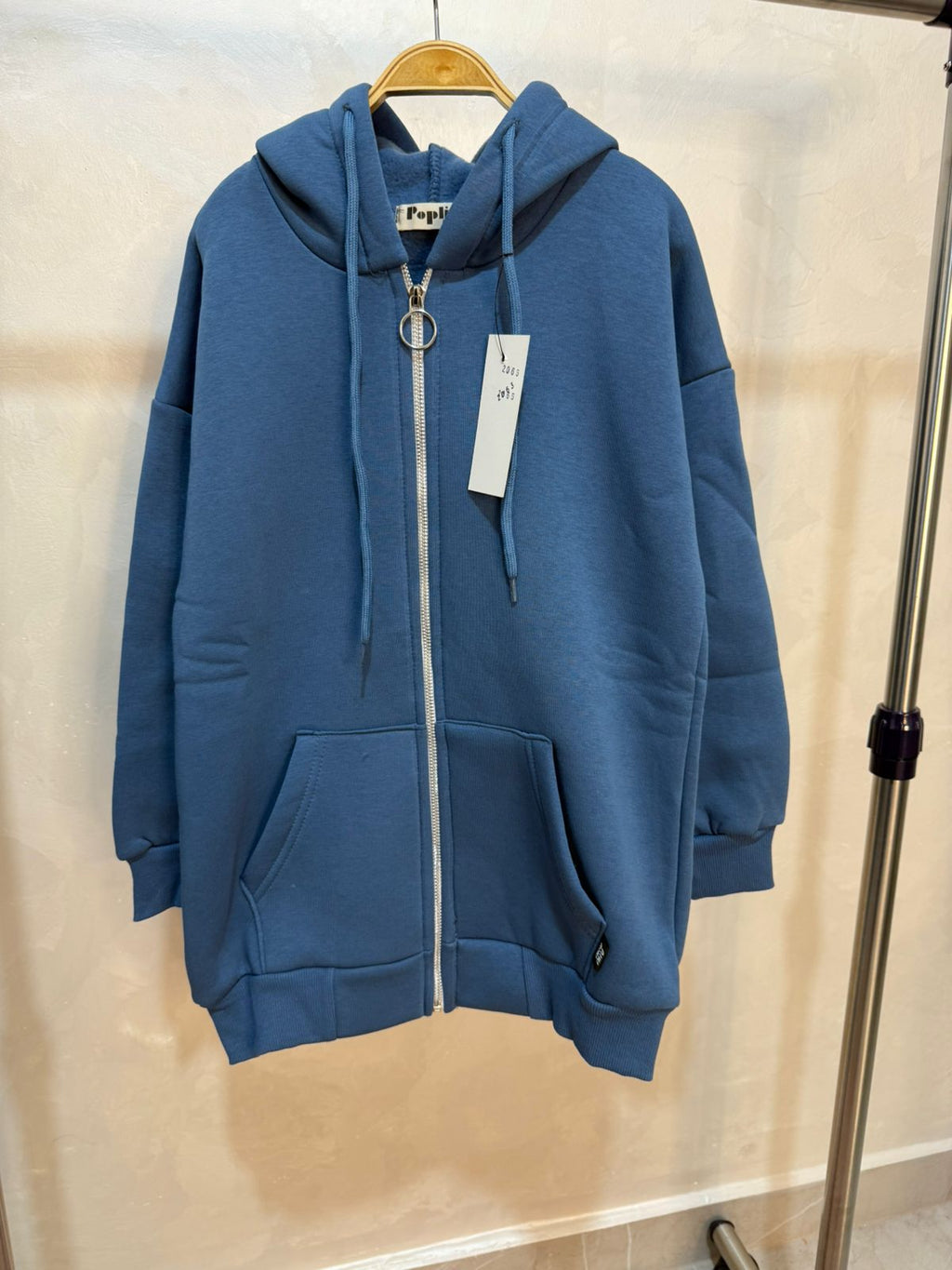 Zipper fleece hoodie - Little Hijabi