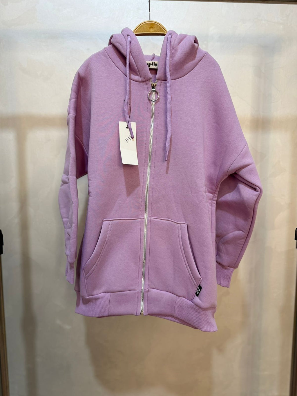 Zipper fleece hoodie - Little Hijabi